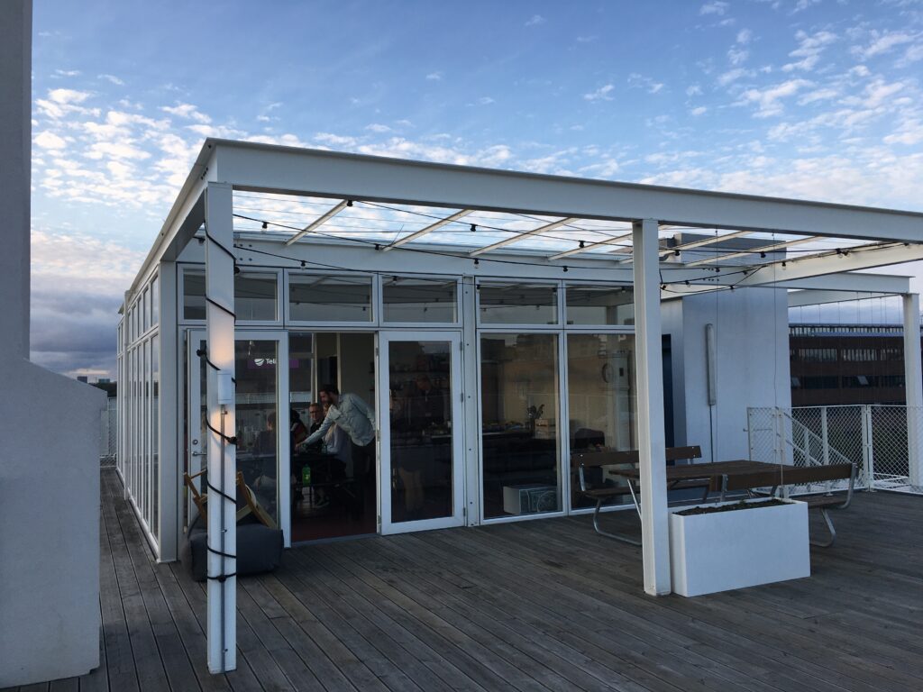 rooftop terrace at Strandlodsvej 3-5